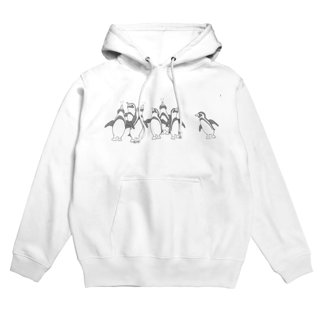 1zoo3のペンギンの合唱 Hoodie