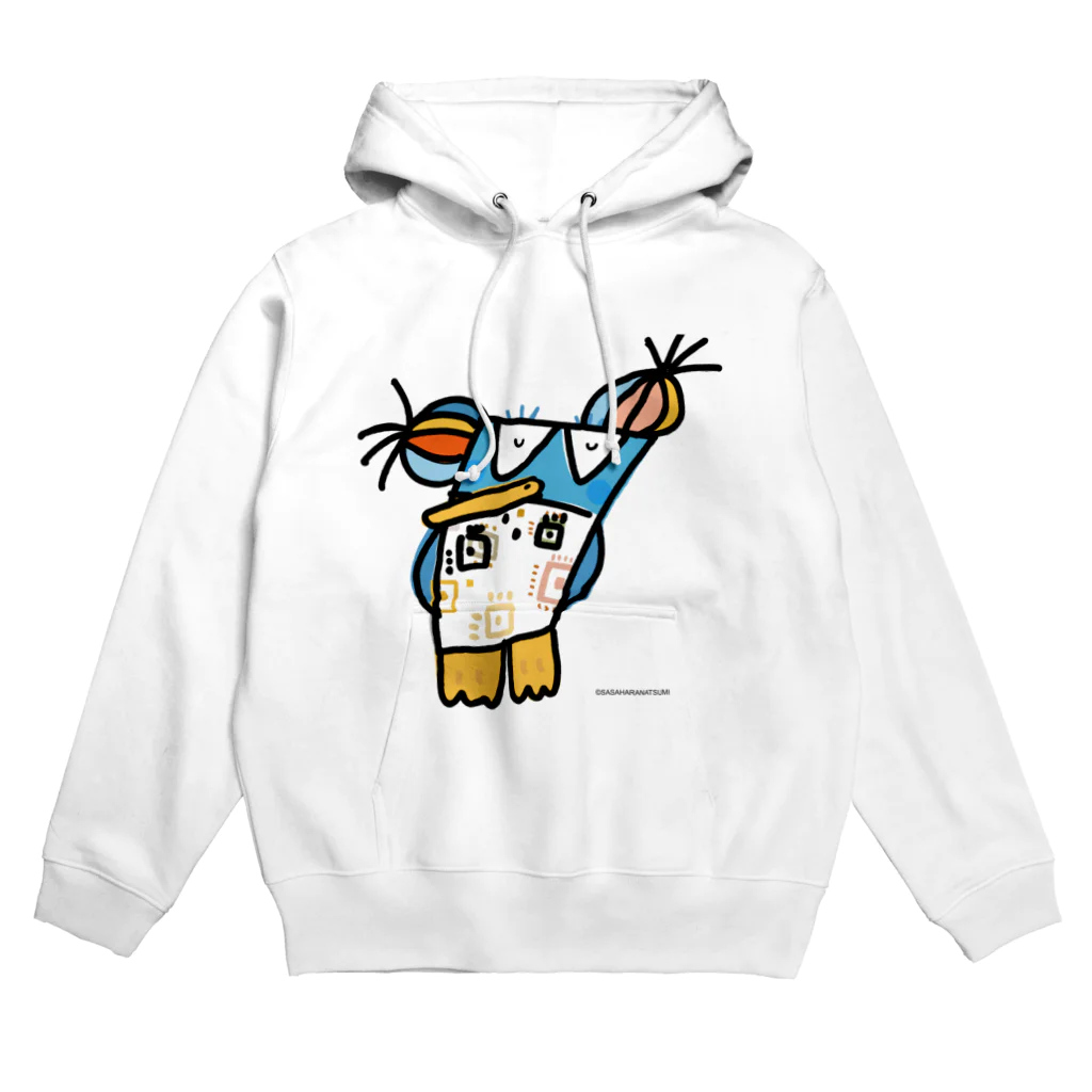 ささはらなつみのSUZURIショップのペンギンシリーズ「おダンゴちゃん」 Hoodie