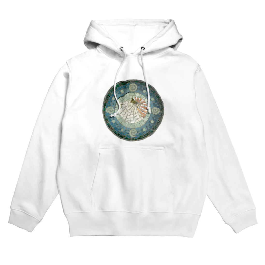 NATSUKO MOSAICのモザイクアート*オウム貝 Hoodie