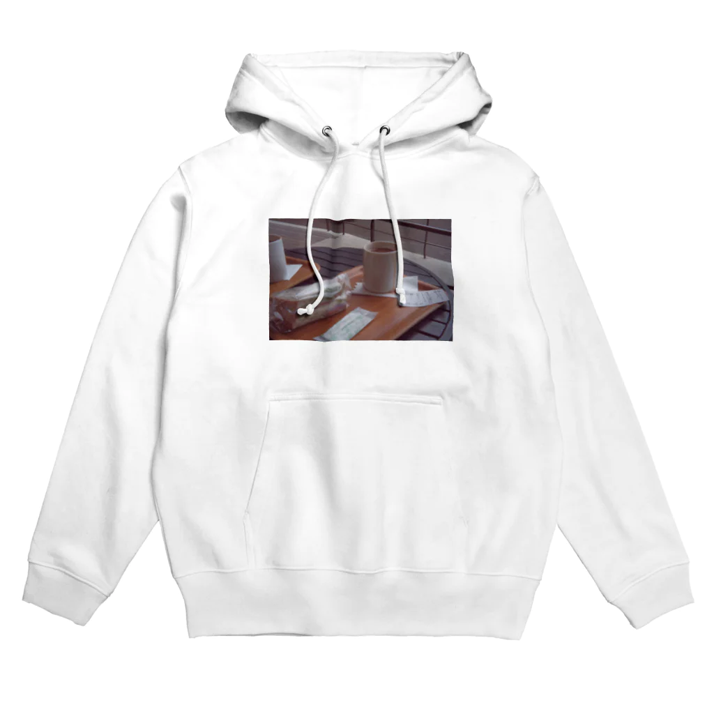 ドーナッツ帽子くんのココアとサンドイッチ Hoodie