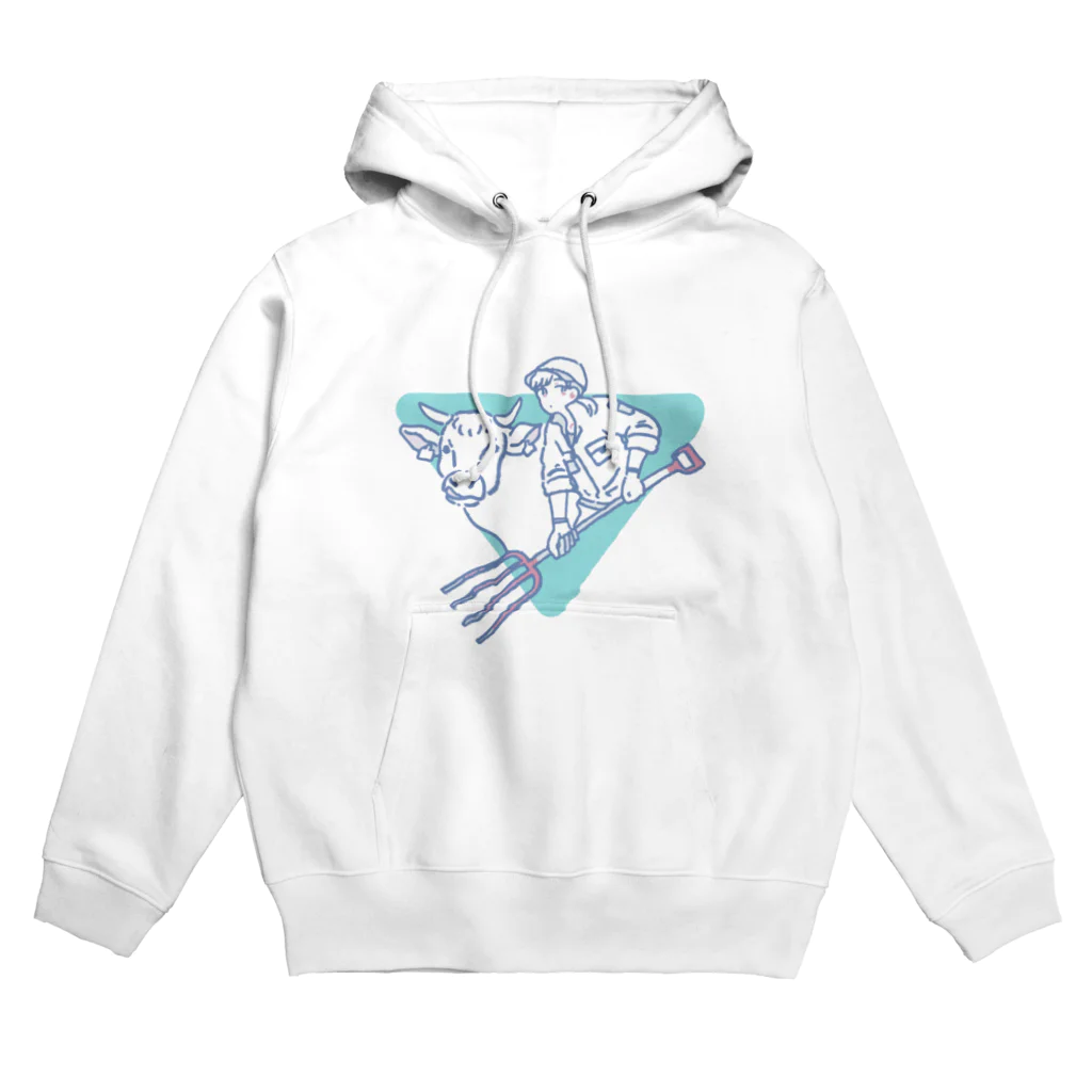 坂本の牛ガール Hoodie