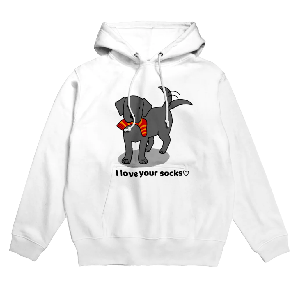 efrinmanのラブソックスブラック Hoodie