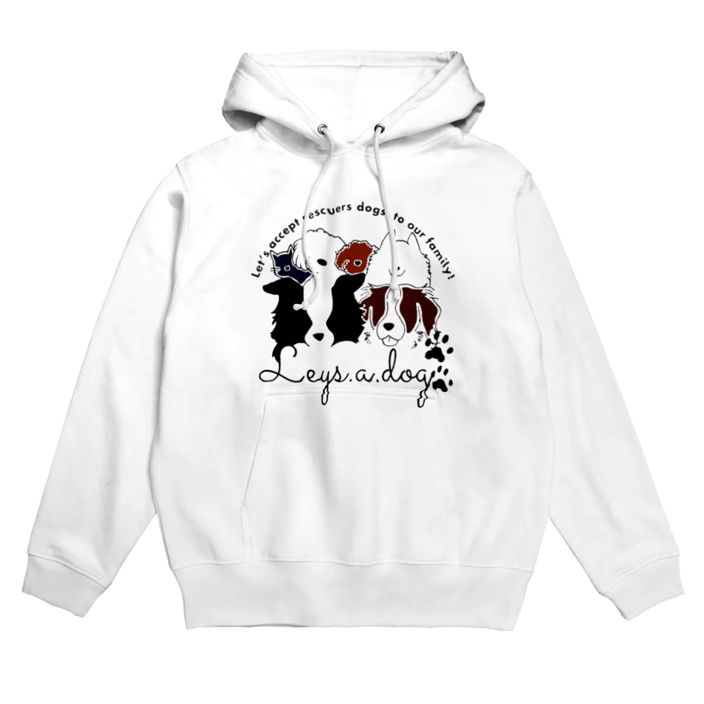 Leysadogのleys.a.dog〜チャリティーグッズ〜 Hoodie