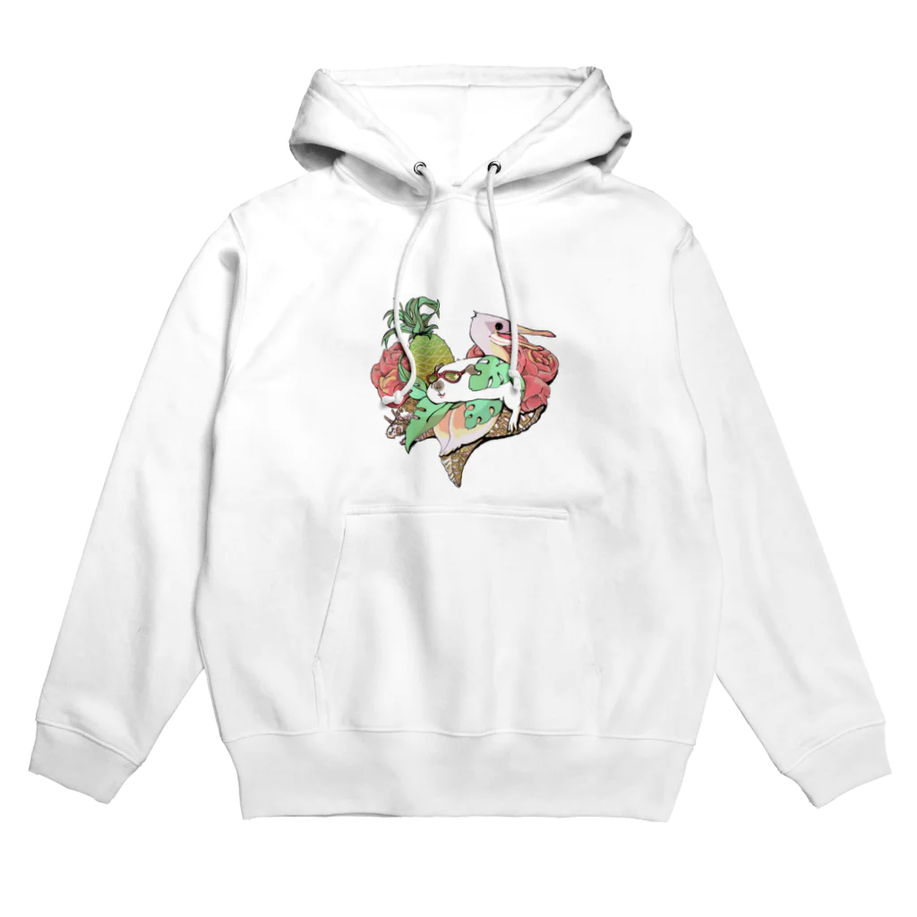 おこめおのトロピカル　モルモット Hoodie