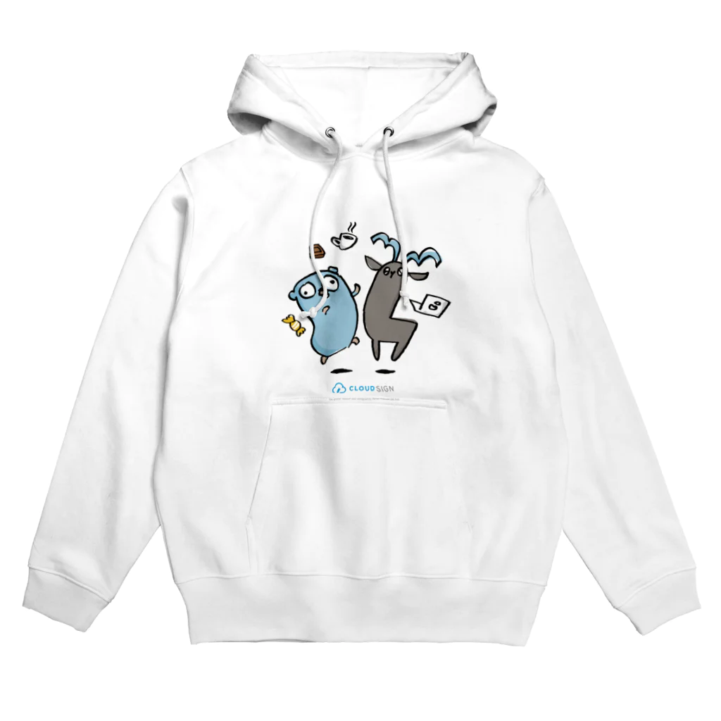 クラウドサインのGopherくん×カプラ Hoodie