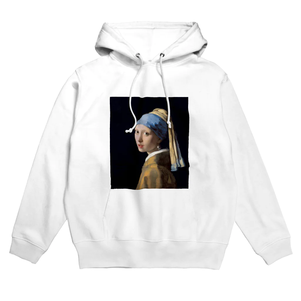 Art Baseのフェルメール / 真珠の耳飾りの少女(The Girl with a Pearl Earring 1665) Hoodie