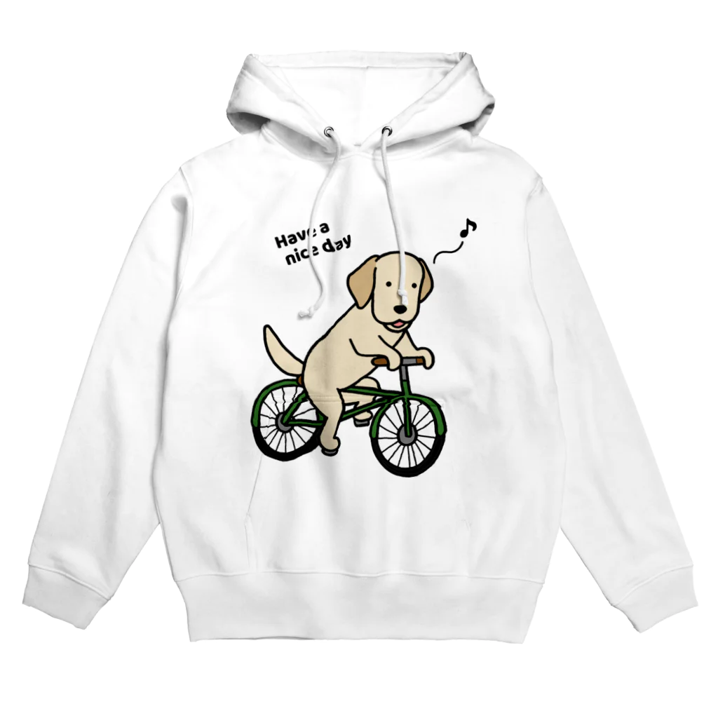 efrinmanのbicycleラブ イエロー Hoodie