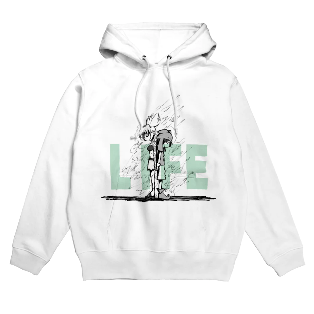 オポッサムのお店やさんのLIFE Hoodie