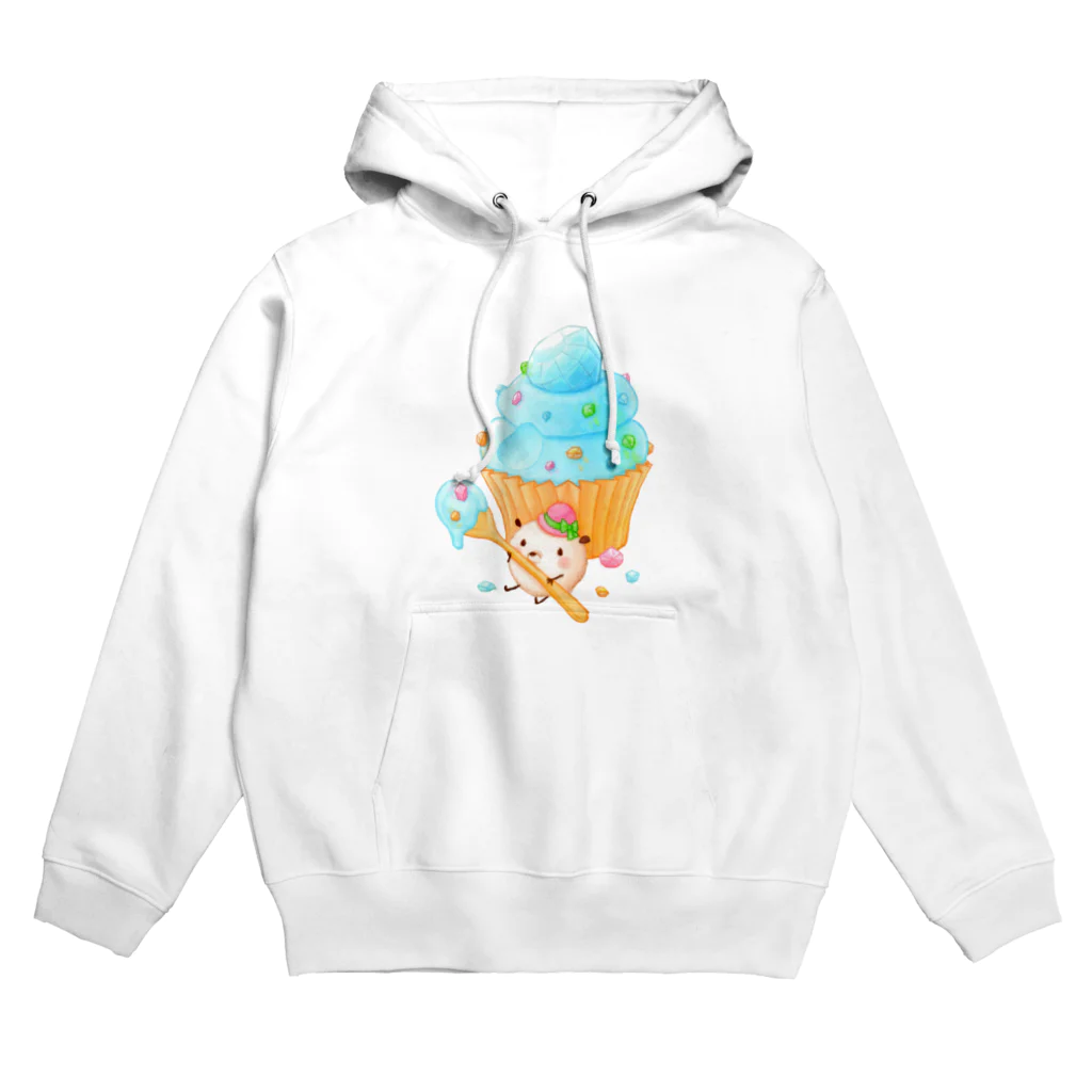 pocoehonのポコポコカップケーキ Hoodie