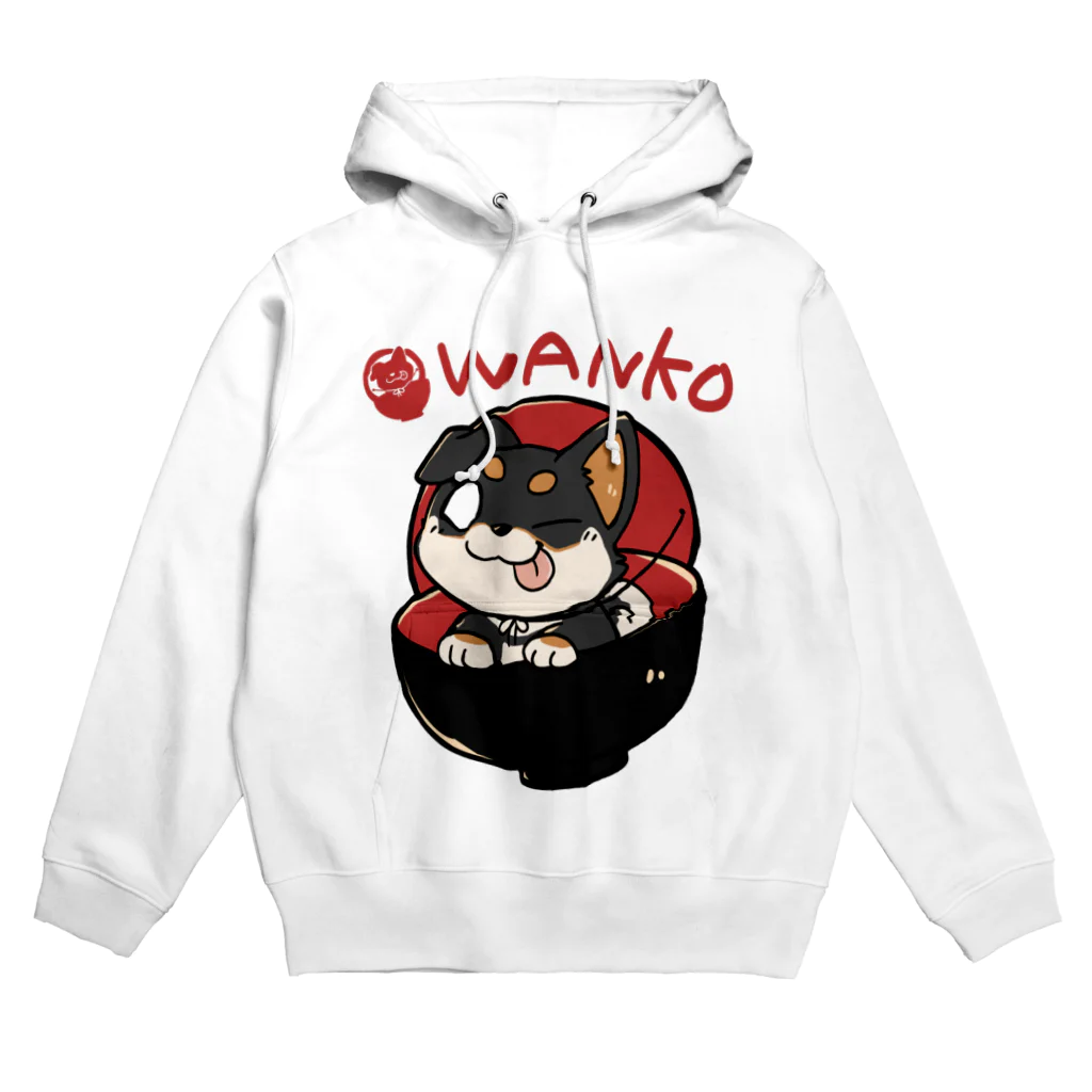 狸の遠吠えのおわんこ Hoodie