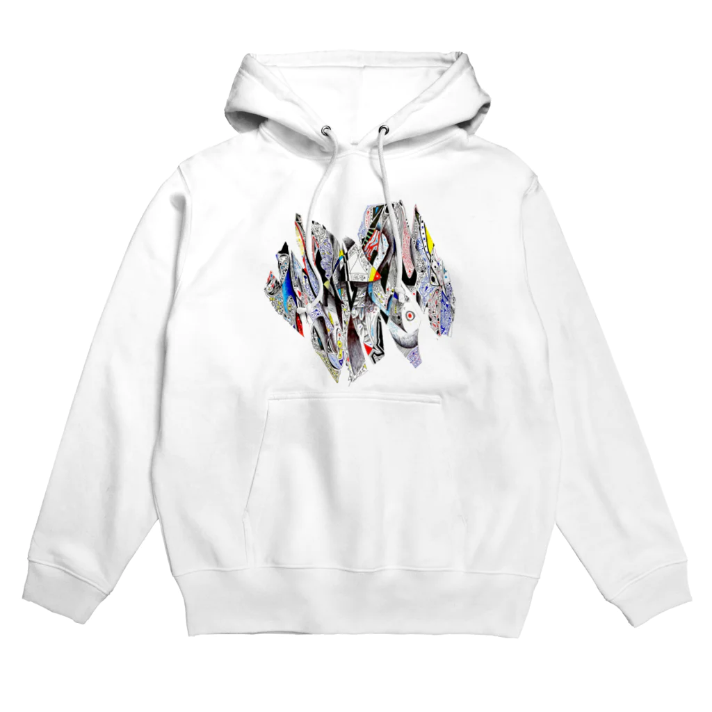 棘アイロンのZIGZAG Hoodie