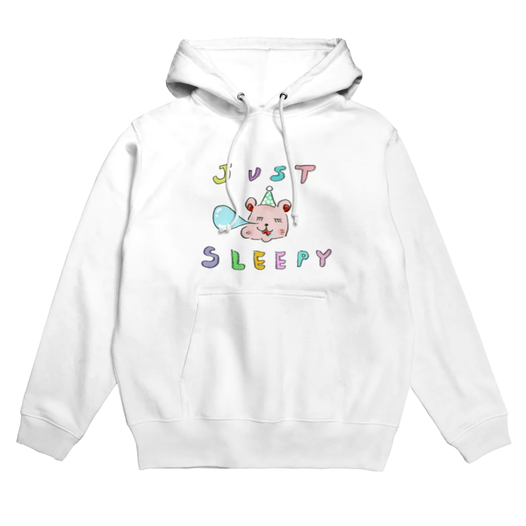 namamuspeedのJUSTSLEEPYくま Hoodie