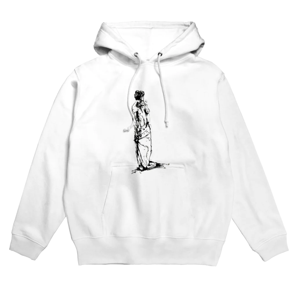 シシカバぐっずの半裸の男性 Hoodie