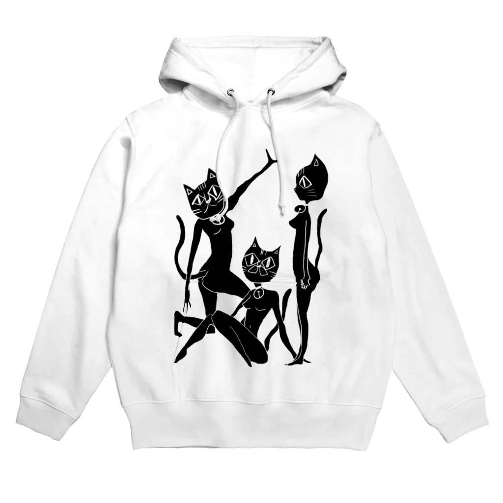 岡モトトロのにゃにゃにゃ Hoodie