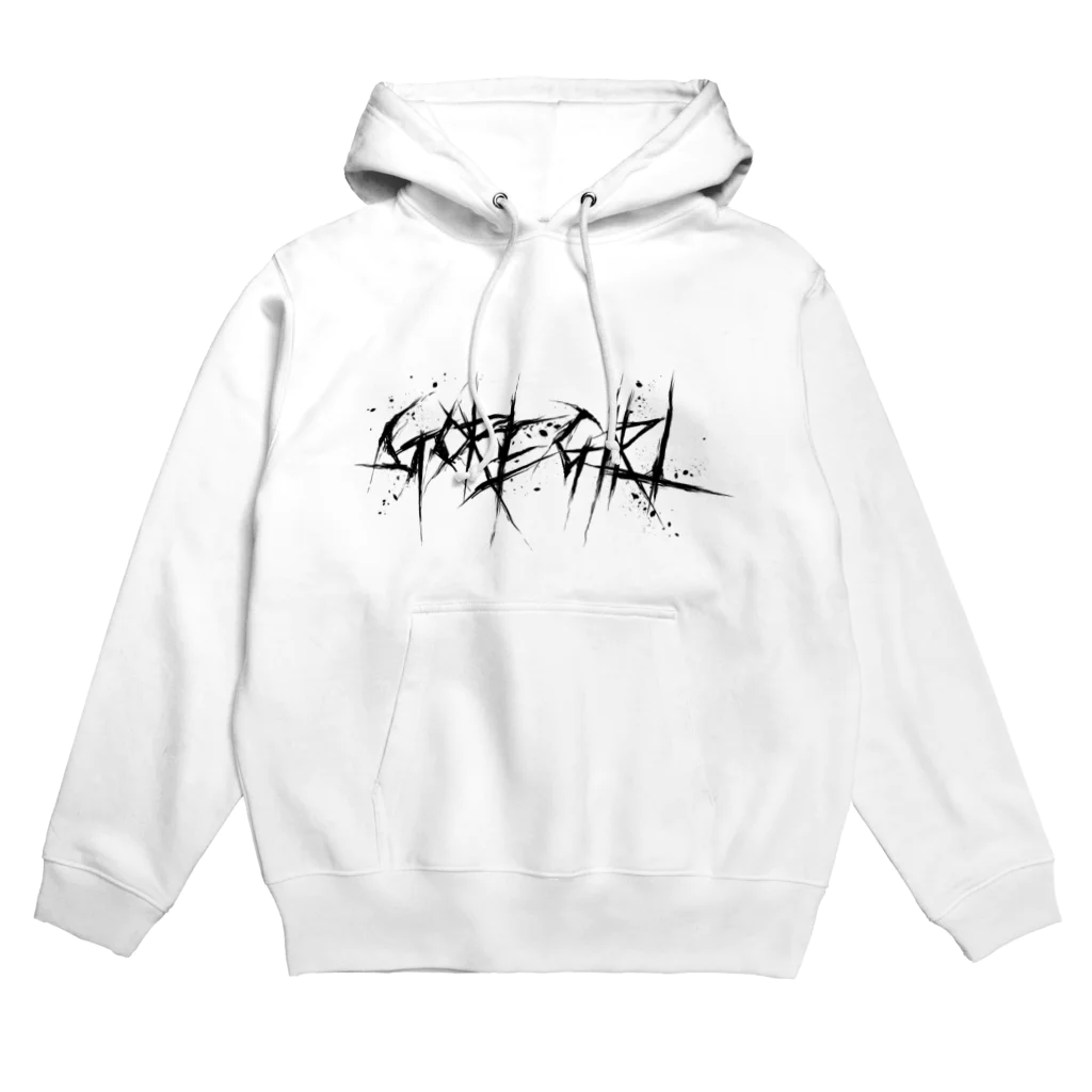 【Carnage Society】のGORE-GIRL LOGO(WHITE) パーカー