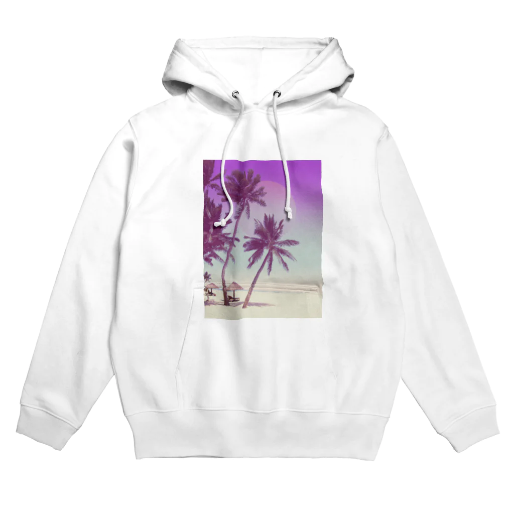 しろくま なだれちゃんのsummer vacation Hoodie