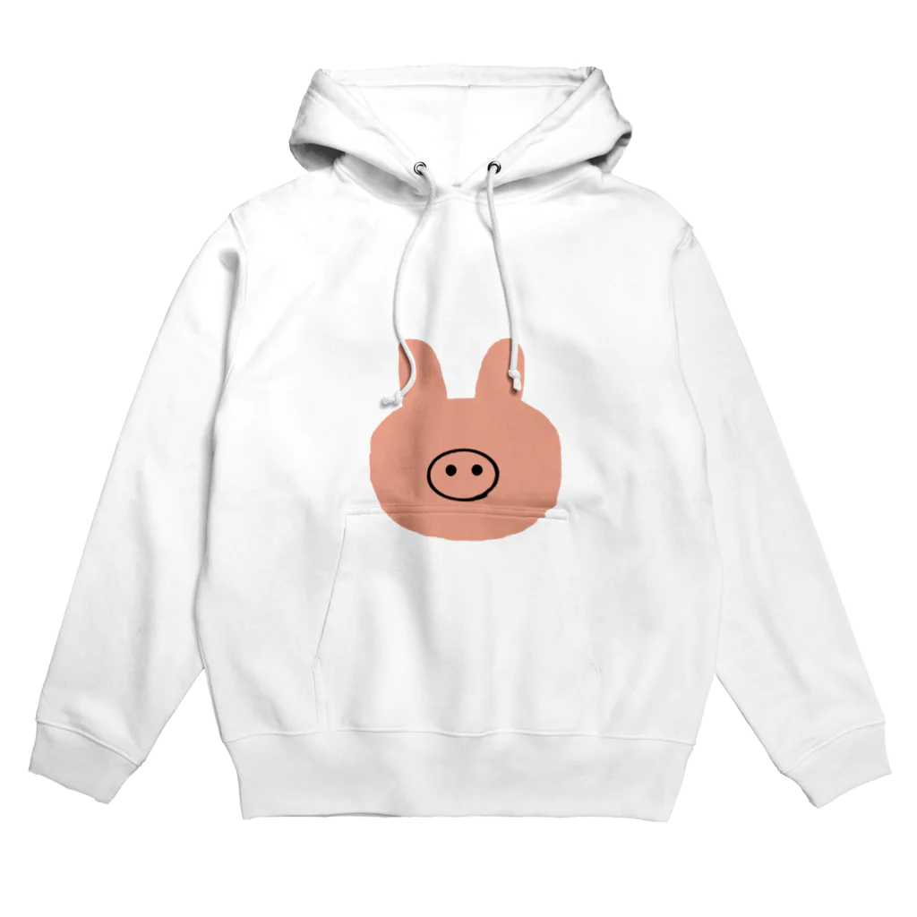 as_k_pigpigのブタウサギーナ Hoodie