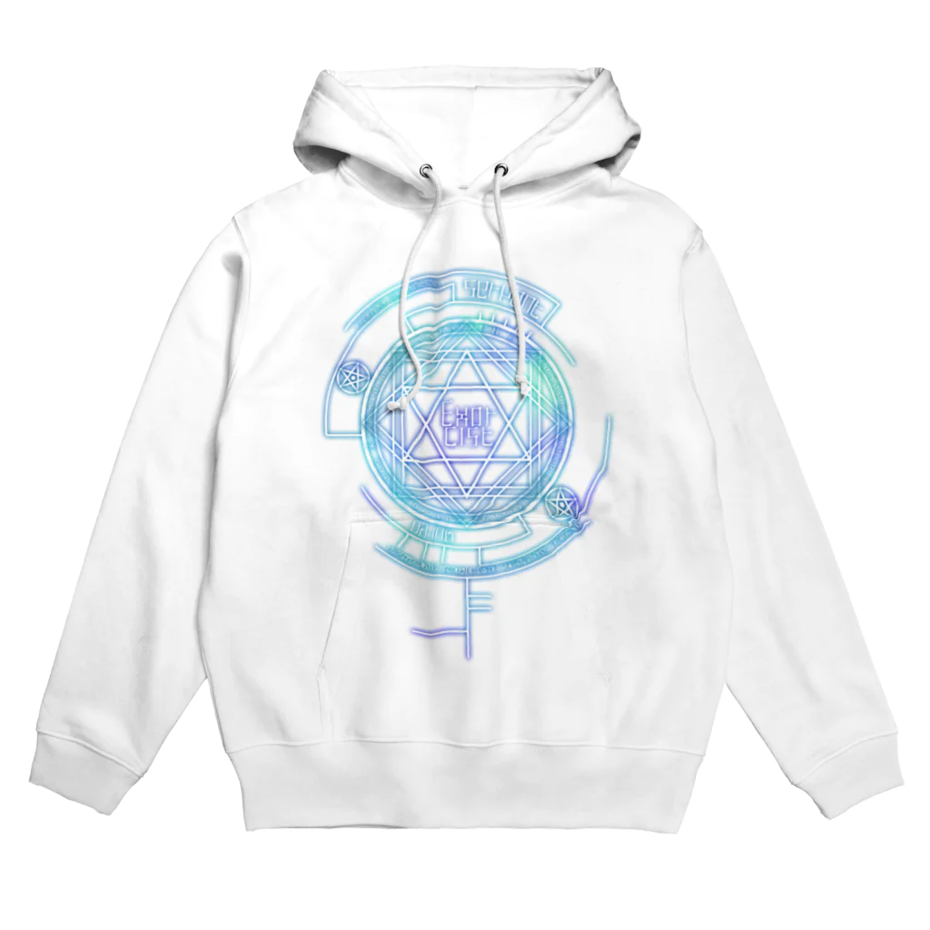 空疎歌の魔法陣_青 Hoodie