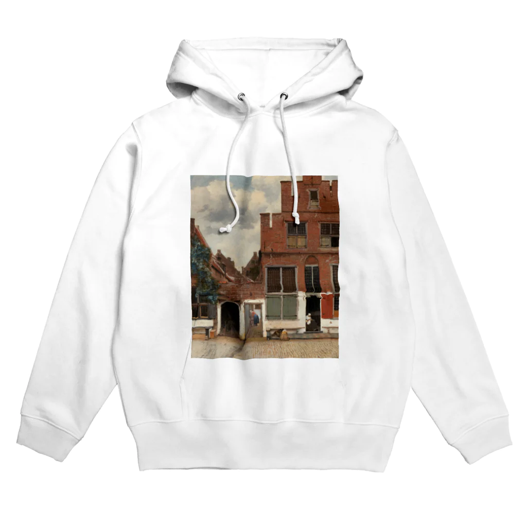 Art Baseの小路 / フェルメール (View of Houses in Delft (The little Street) 1658) Hoodie