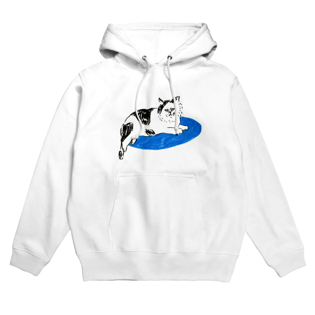 matsuorrrのblue monday cat Hoodie