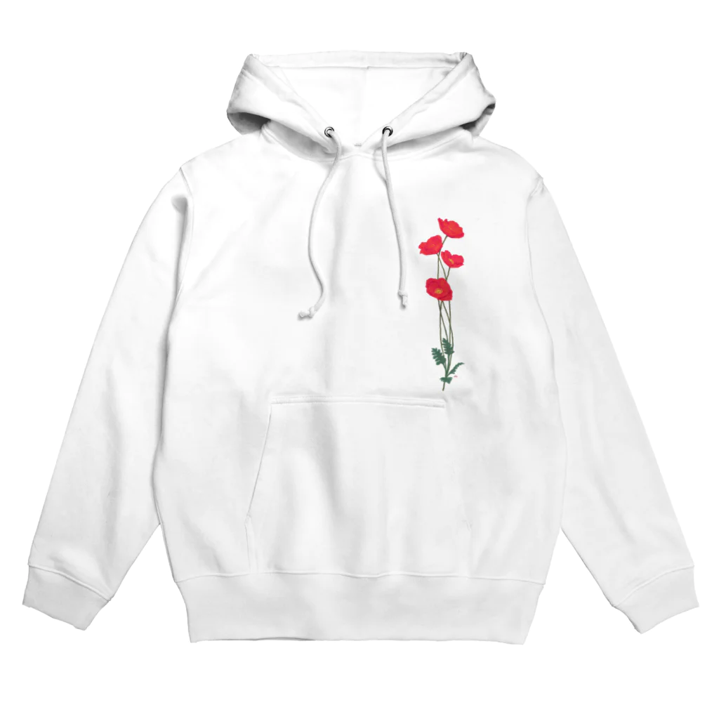 竹条いちいの憂いに手向けるポピー Hoodie