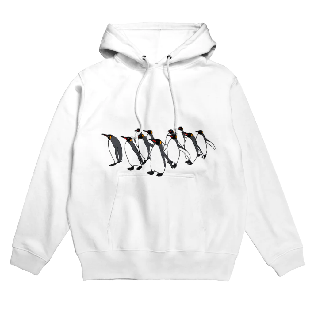 らぴの堂のペンギンのお散歩 Hoodie