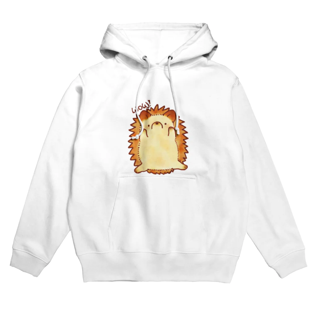 TEHUMARUの驚いているふりをしているハリネズミ Hoodie