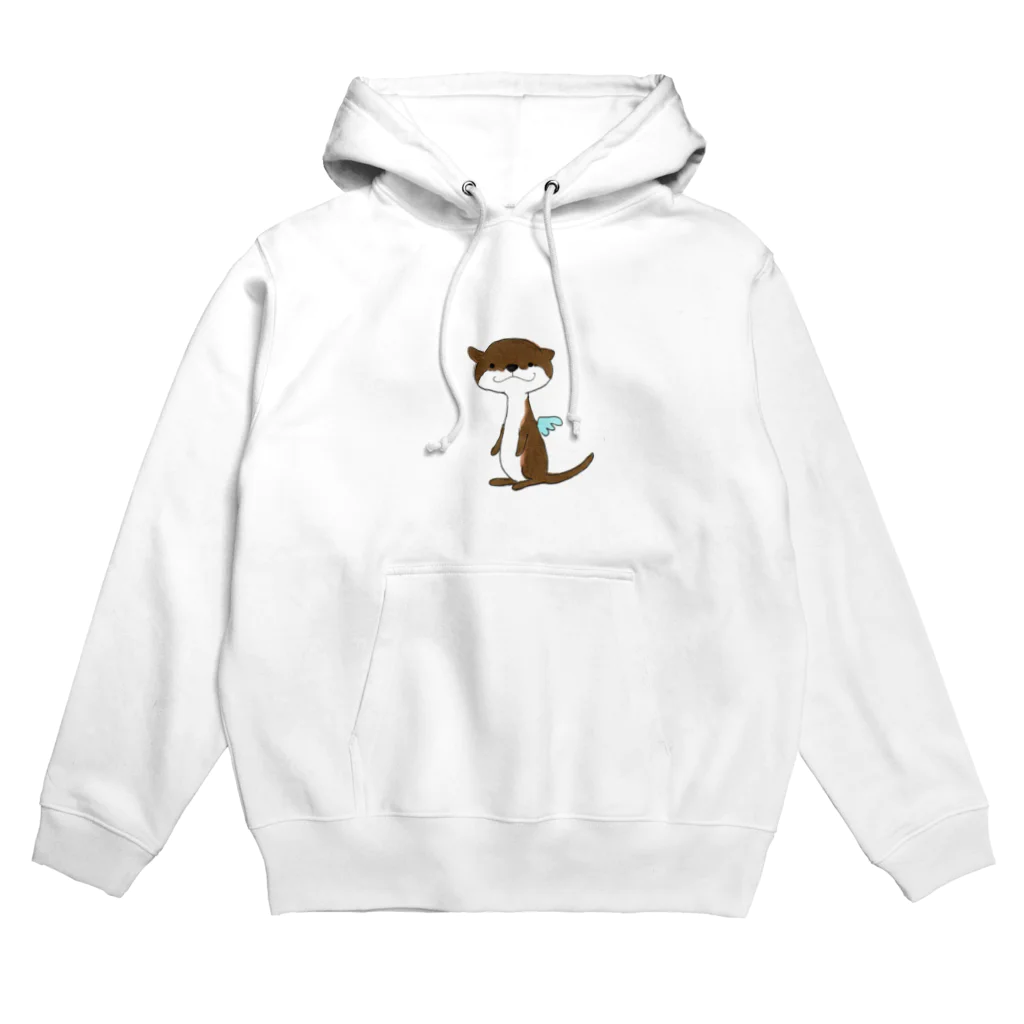 tsubasamoonの天使のカワウソちゃん Hoodie