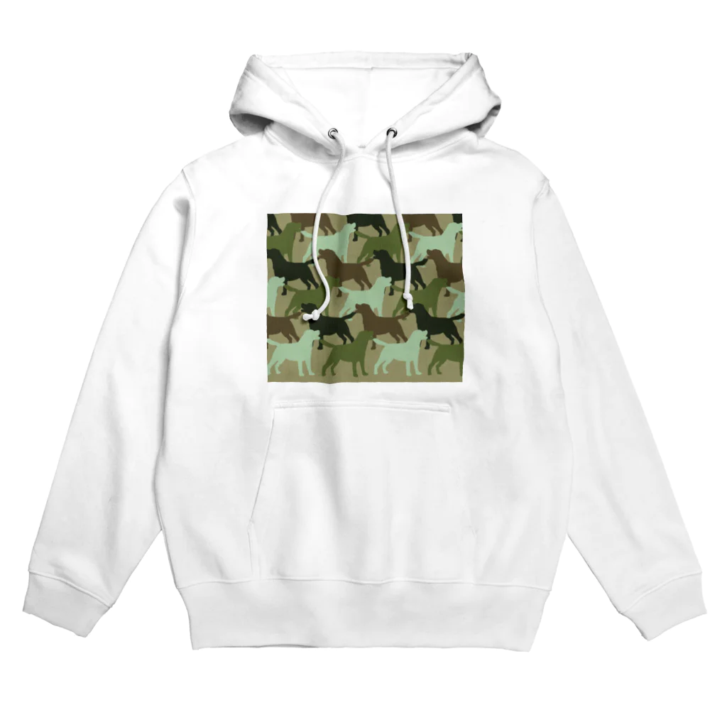 onehappinessのラブラドールレトリバー　迷彩柄 Hoodie