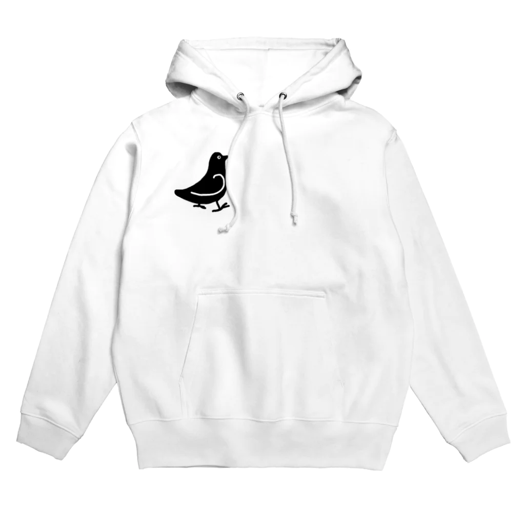 URABE Storeの横向きハトさん Hoodie