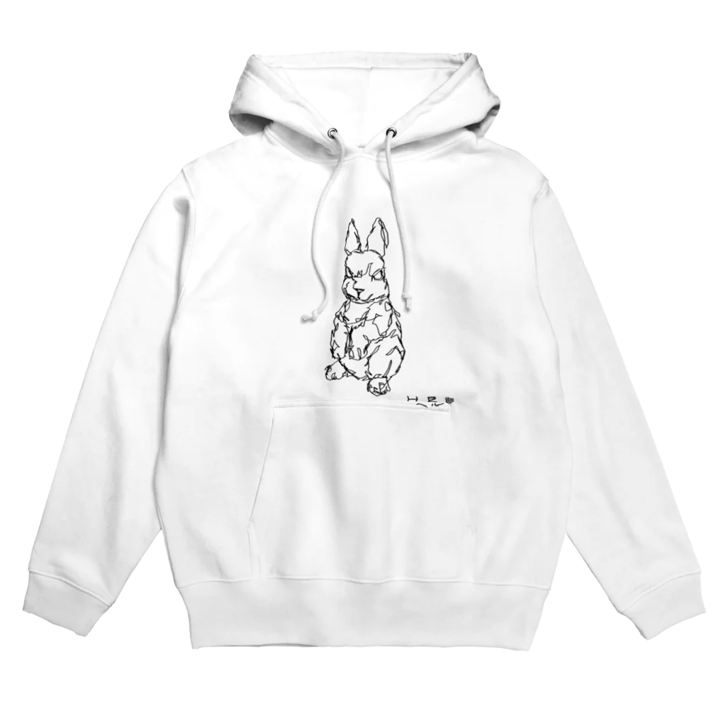 HElll - ヘル - の左手で描いたウサギA Hoodie