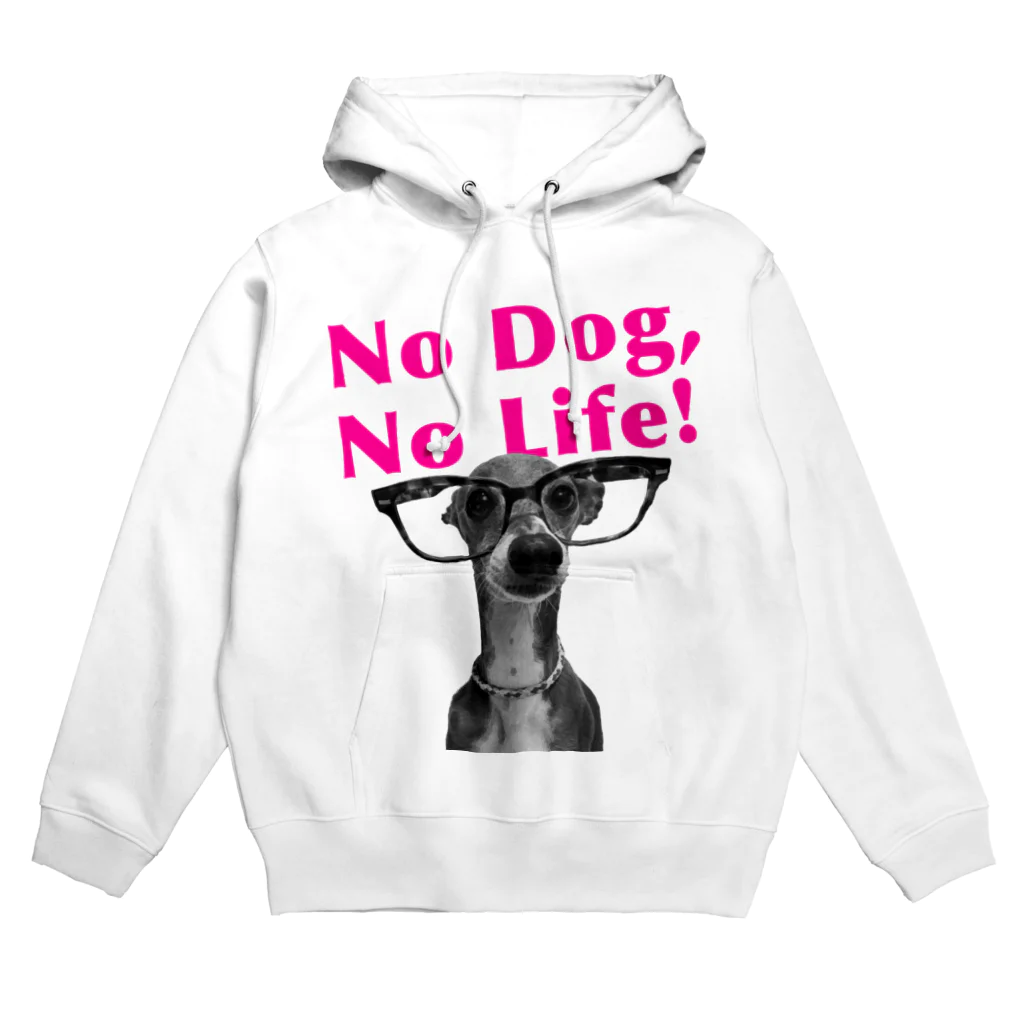 イロハのNo dog,No life! ピンク パーカー