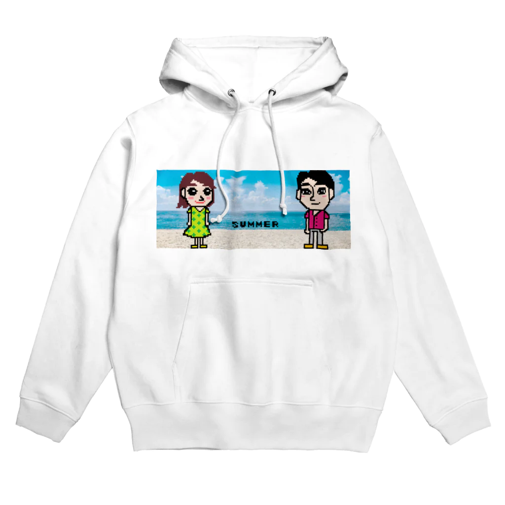 るなもなのドットの夏デート Hoodie