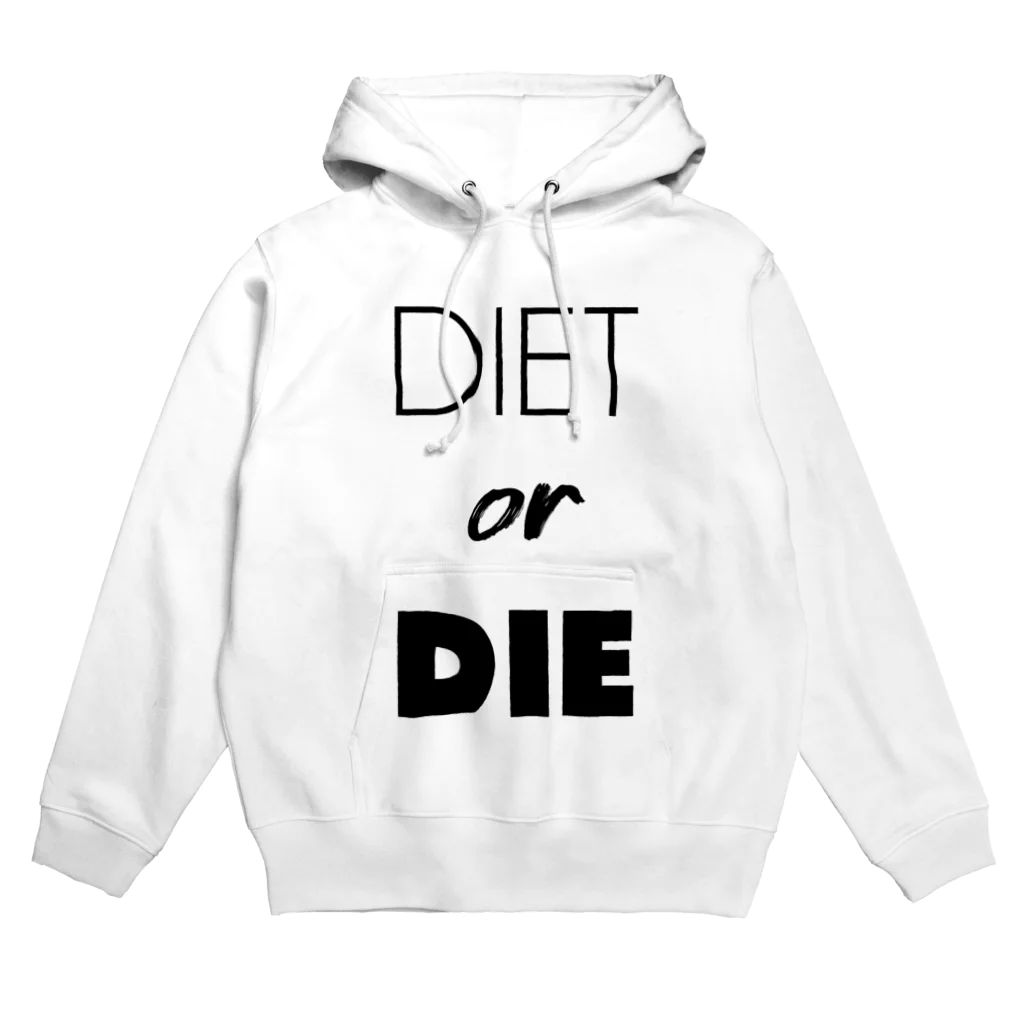 gemgemshopのDIET or DIE パーカー