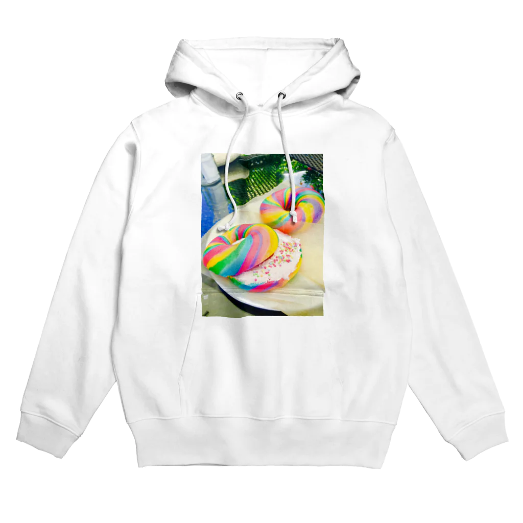 buttershopのくるくるカラフルベーグル Hoodie