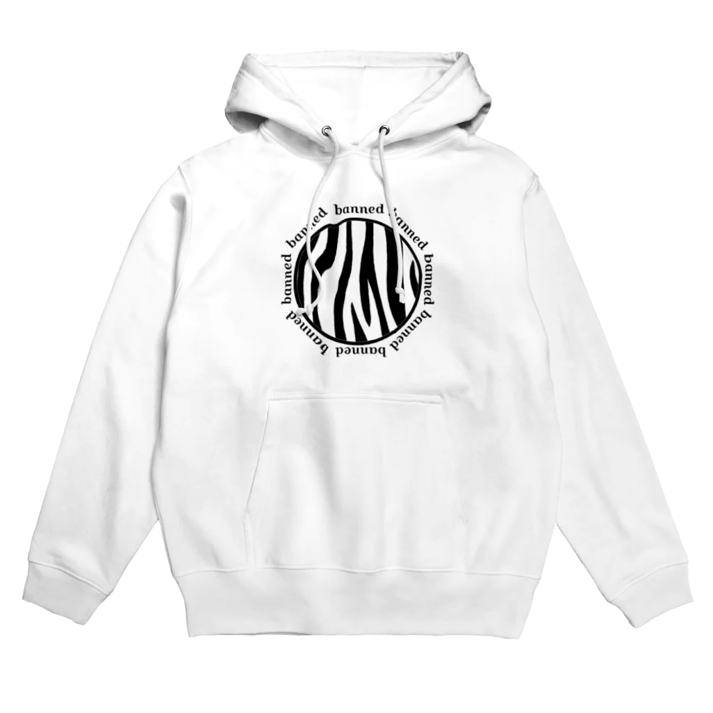 bannedのbanned ゼブラ Hoodie