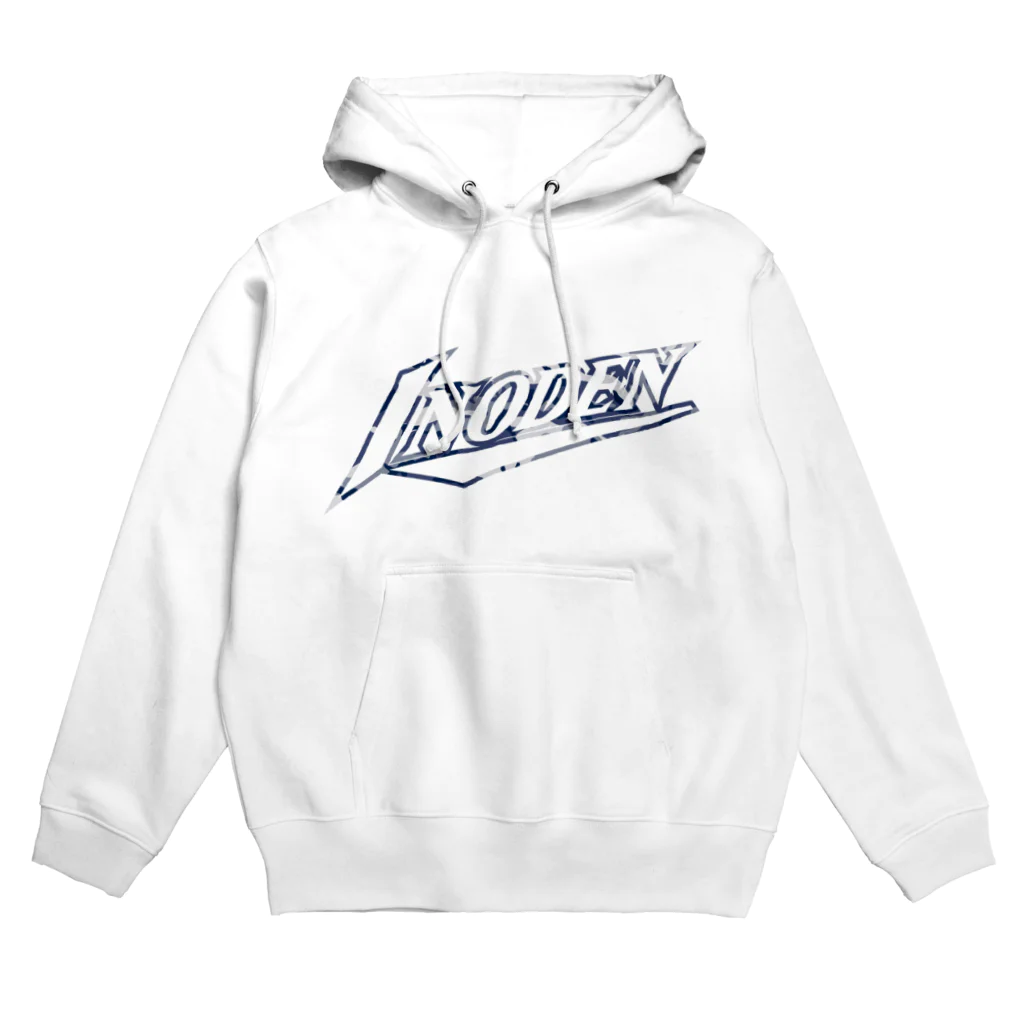 INODENのINODENロゴ 迷彩（青） Hoodie