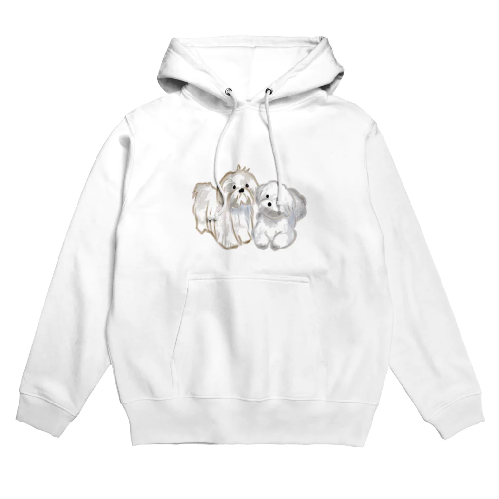 お菓子パーラーのいぬシーズー親子 Hoodie