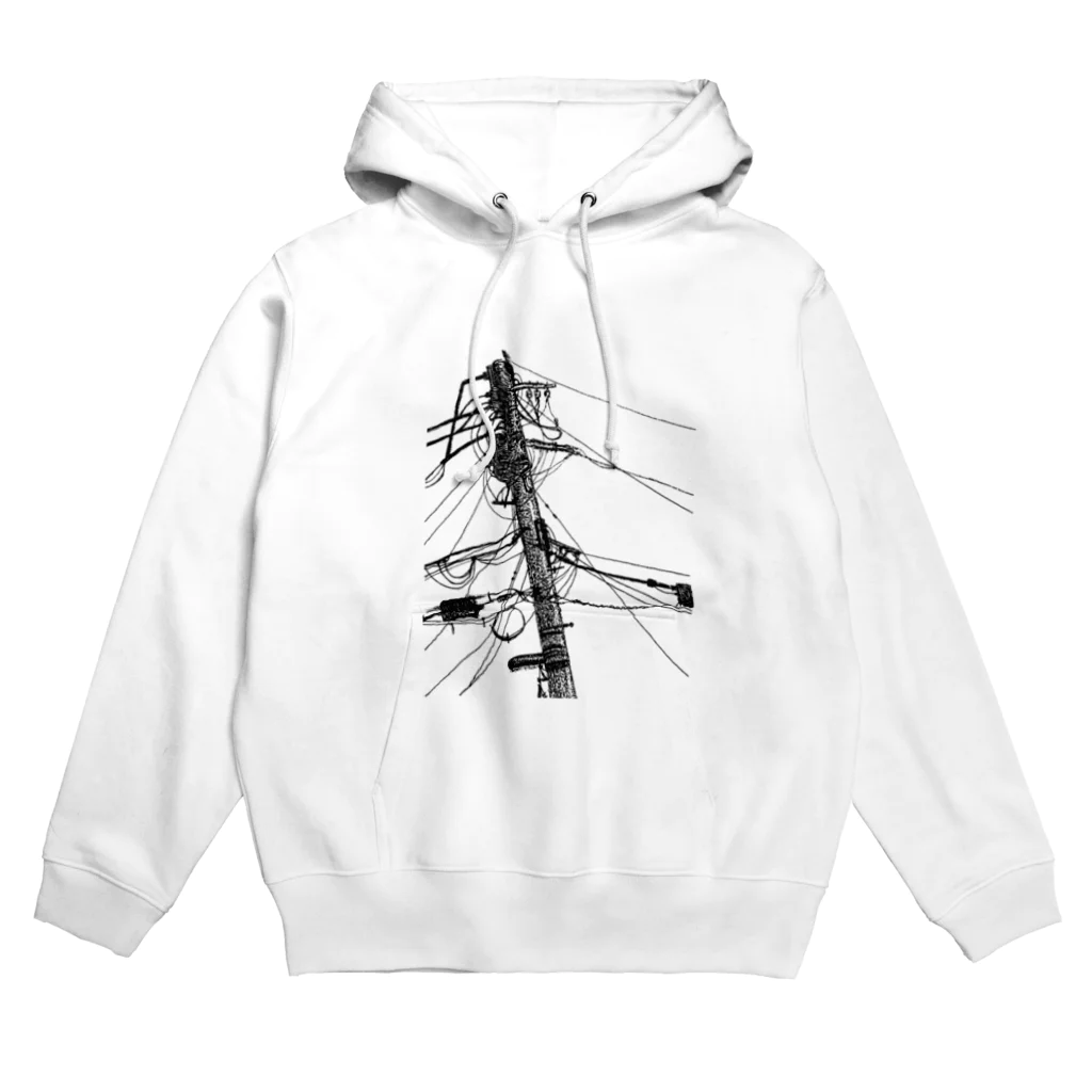 MANDALA MADARAのそこら辺の電柱 Hoodie