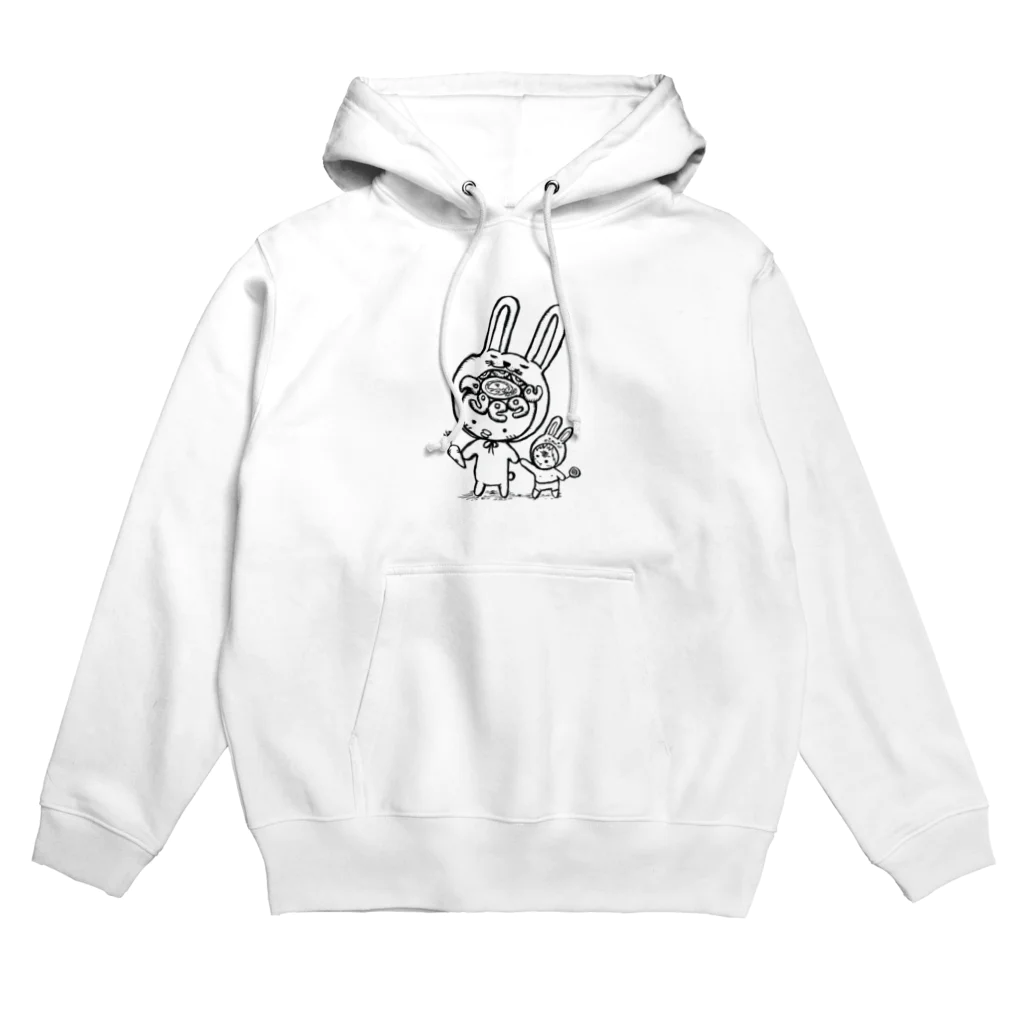 おこめやさんのうさコスでんすけ Hoodie