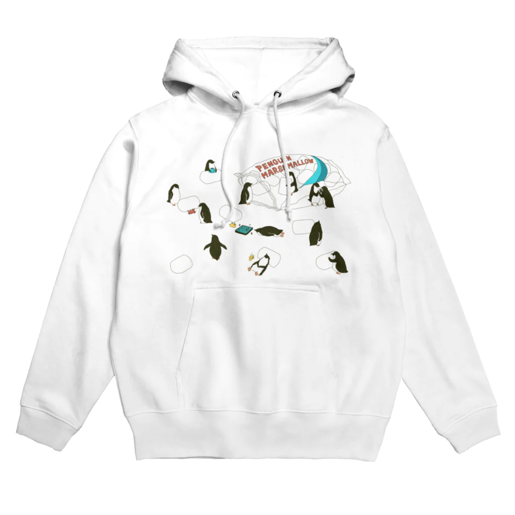 ムクのペンギン・マシュマロ Hoodie