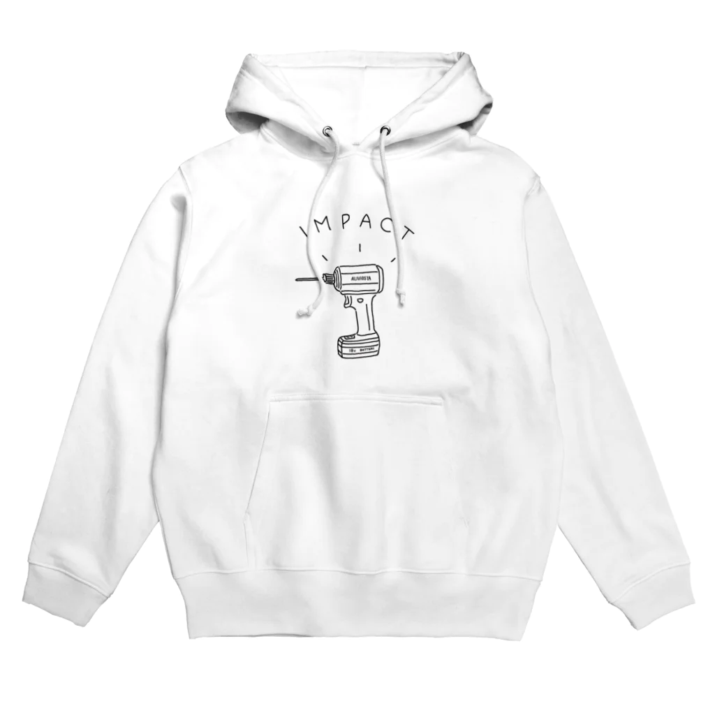 AliviostaのDIYインパクトドライバー 電動工具イラスト 大工 Hoodie