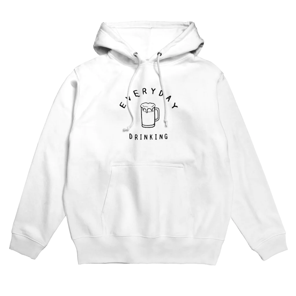 Aliviostaの毎日飲みたいビール カレッジロゴ BEER 酒 Hoodie