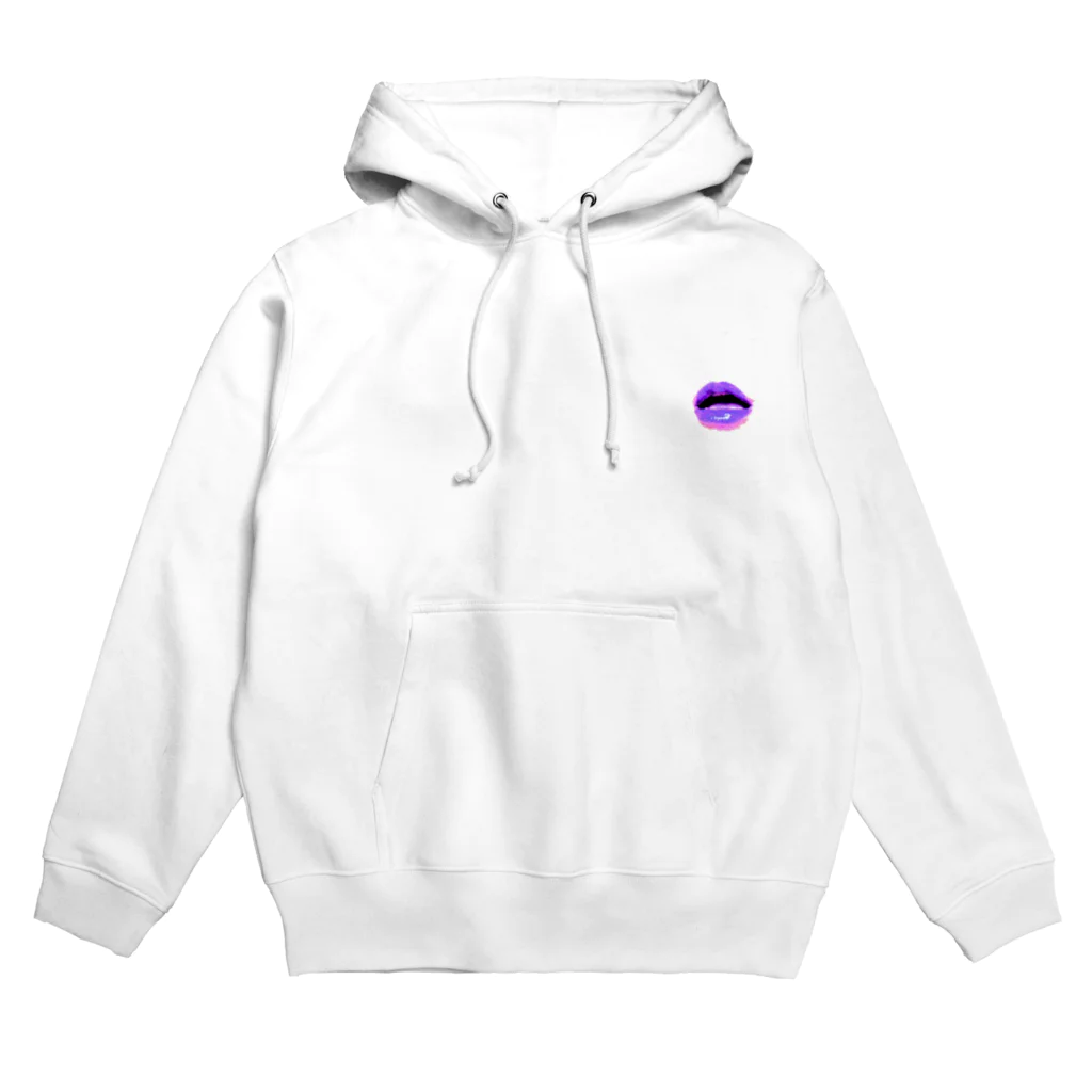 pikshmiのLIP_purple Hoodie