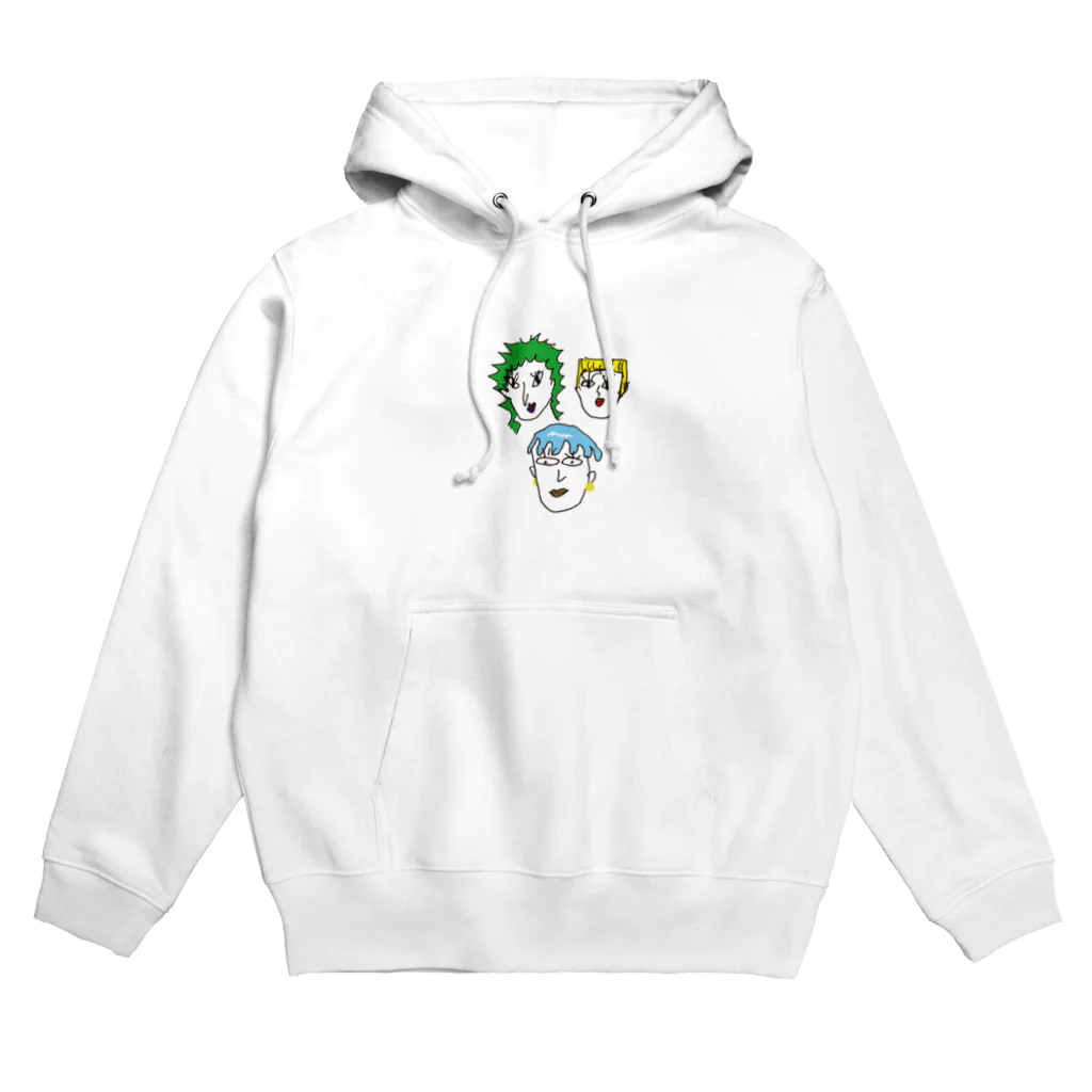 キノボリのイケてる3人組 Hoodie