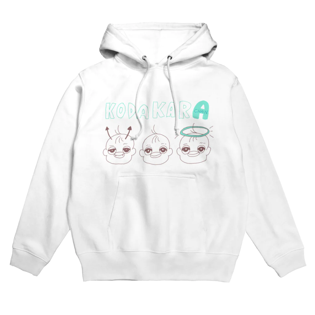 and mick designのhenge 子宝ちゃん エンジェルミントグリーン Hoodie