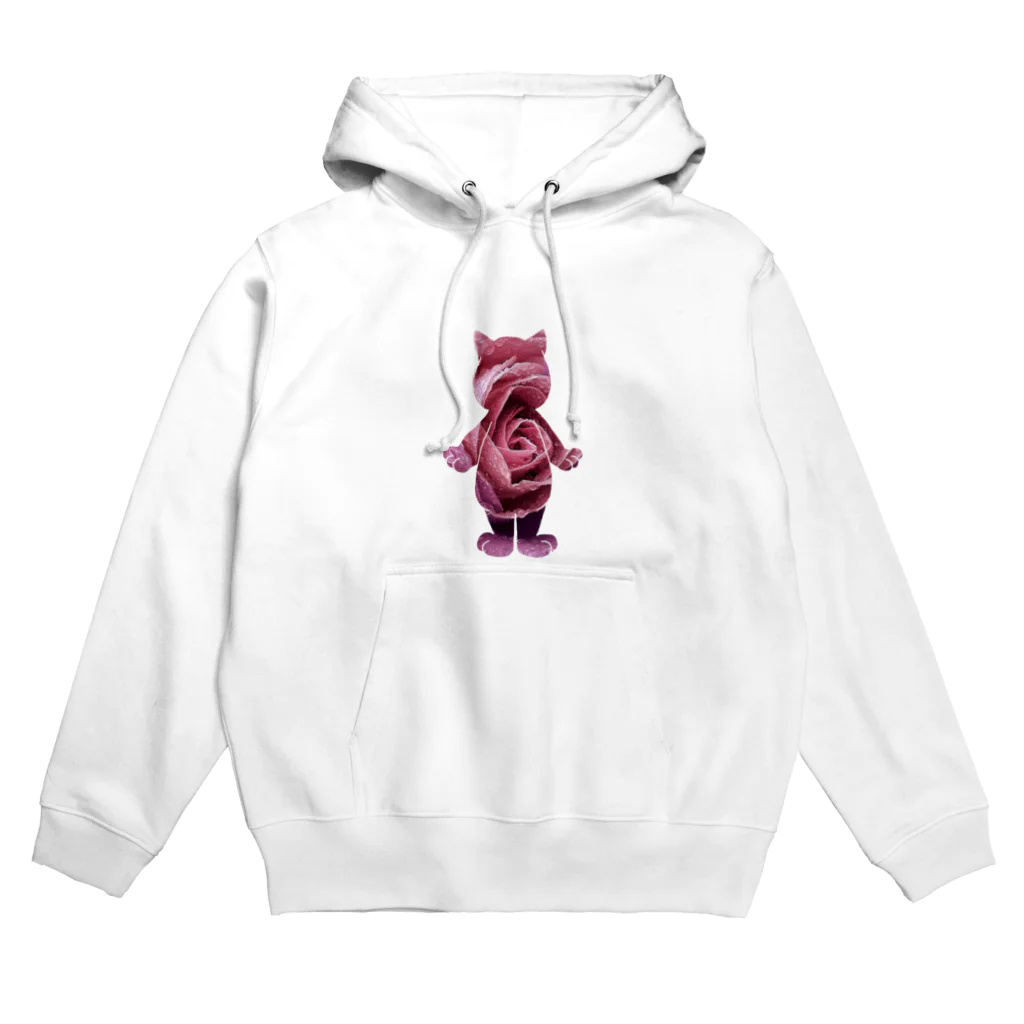 jypの薔薇猫 Hoodie