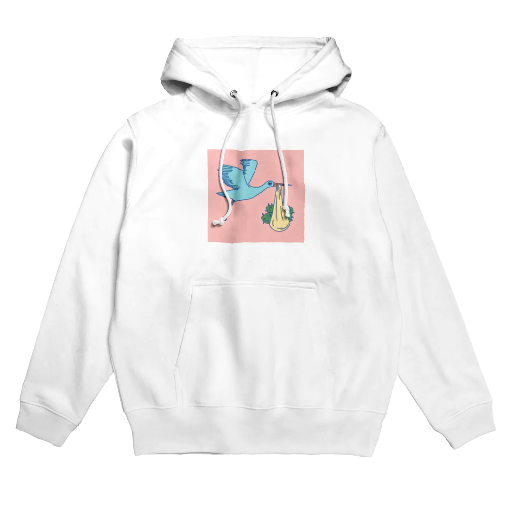 隣人312のコウノトリ Hoodie