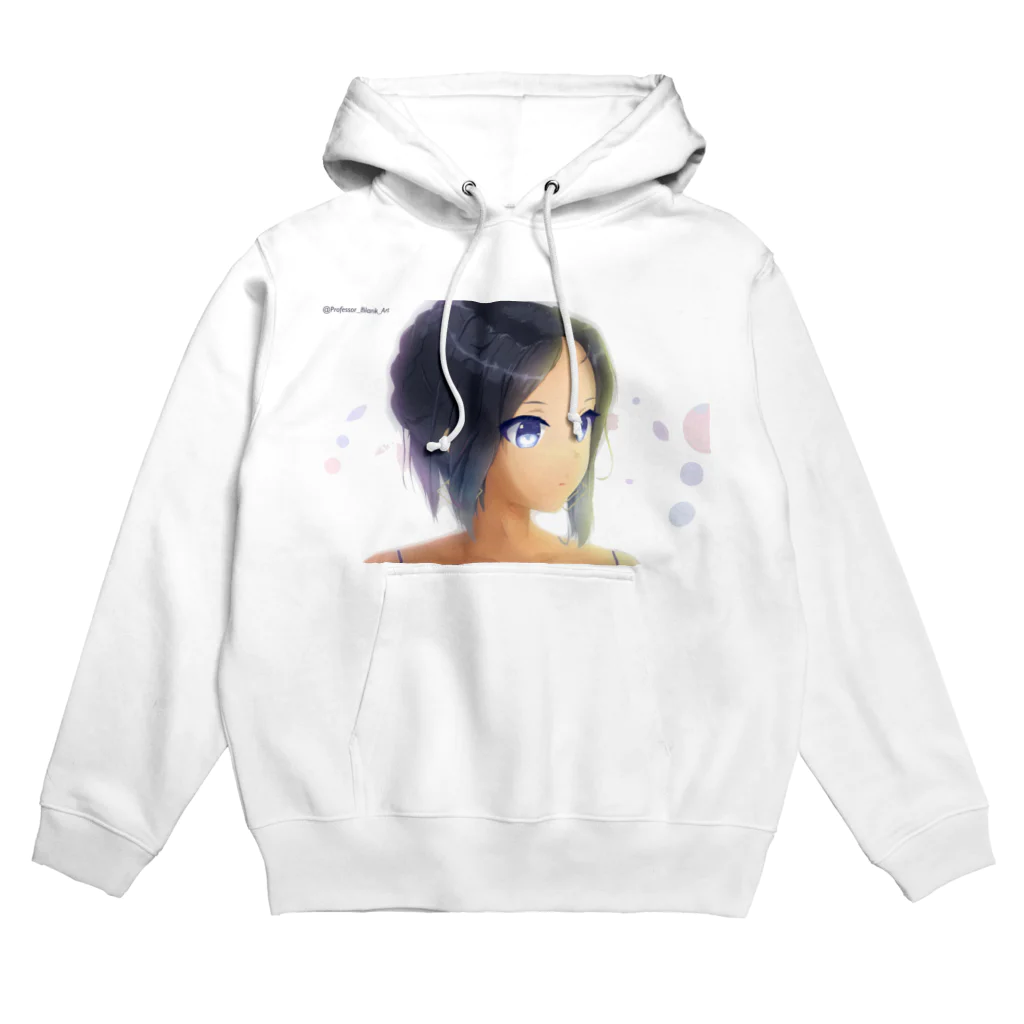 ProfessorBlankのBlueHairGirl Hoodie