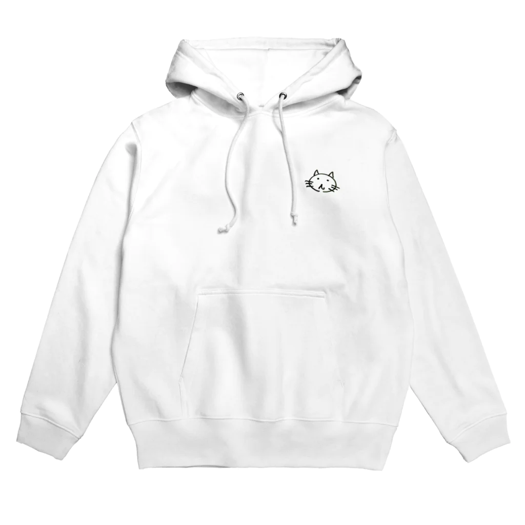 NOTpandaの虚無顔のねこ Hoodie